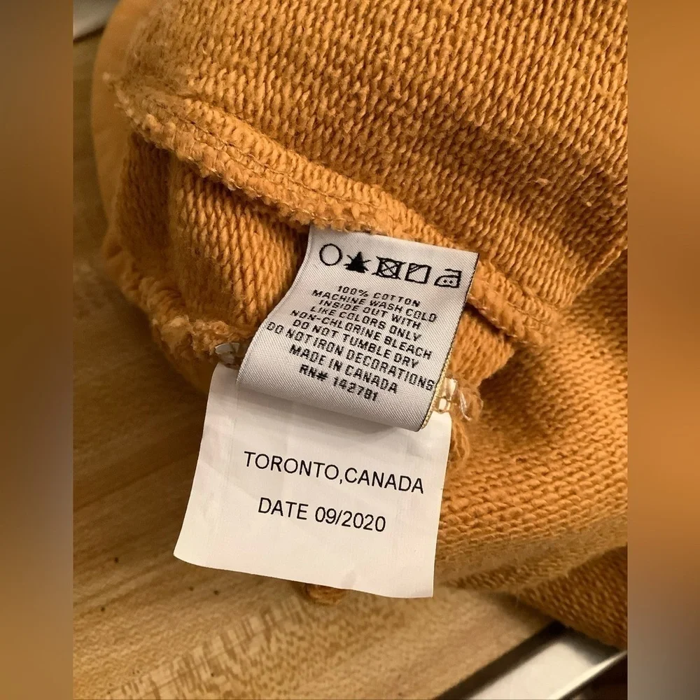 Aime Leon Dore Pullover Hoodie Sweatshirt Small + Sweatpants XS Mustard …​​​​